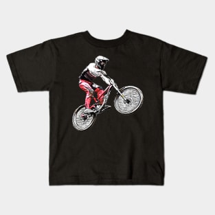 downhill mtb Kids T-Shirt